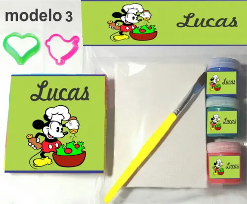 Kit Massinha e Pintura-mickey