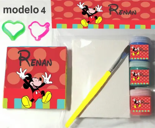 Kit Massinha e Pintura-mickey