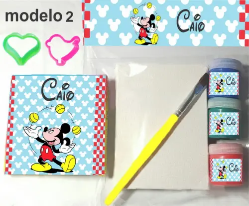 Kit Massinha e Pintura-mickey