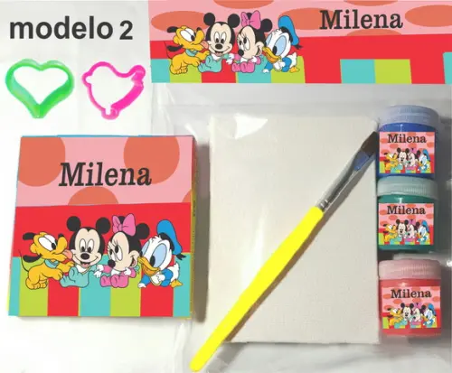 Kit Massinha e Pintura-mickey Baby