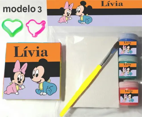 Kit Massinha e Pintura-mickey Baby