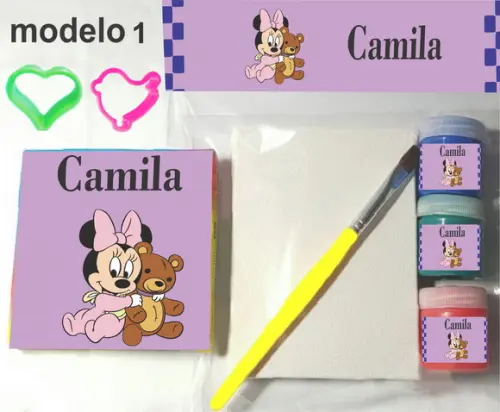Kit Massinha e Pintura-mickey Baby