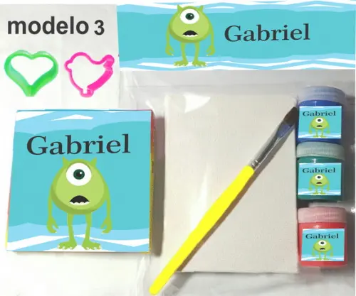 Kit Massinha e Pintura-mike Wazowski
