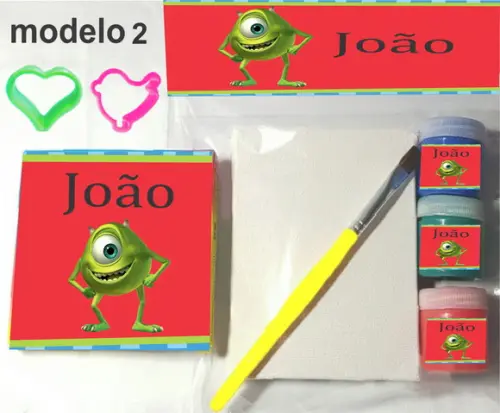 Kit Massinha e Pintura-mike Wazowski