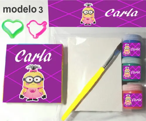 Kit Massinha e Pintura-minions