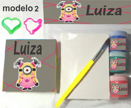 Kit Massinha e Pintura-minions