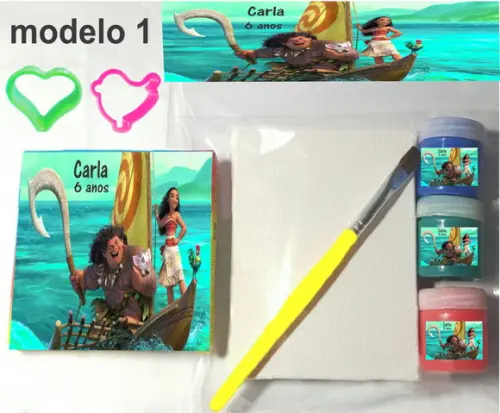 Kit Massinha e Pintura-moana e Mauí