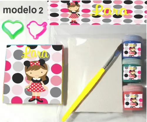 Kit Massinha e Pintura-minnie