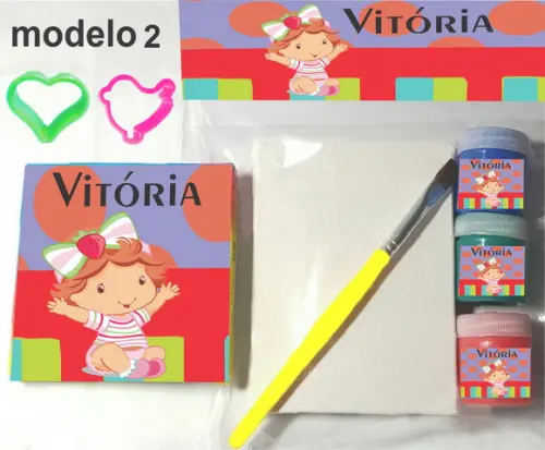 Kit Massinha e Pintura-moranguinho