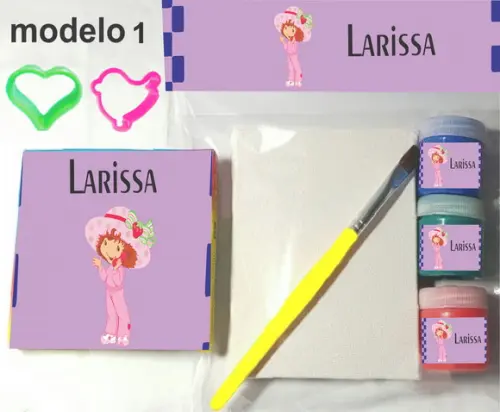 Kit Massinha e Pintura-moranguinho