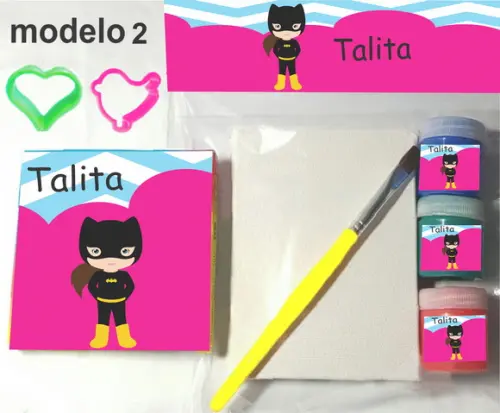 Kit Massinha e Pintura-mulher Gato