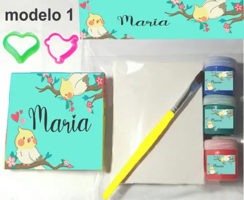Kit Massinha e Pintura-pássaros