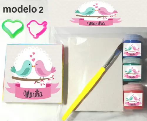 Kit Massinha e Pintura-pássaros