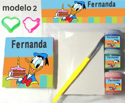 Kit Massinha e Pintura-pato Donald