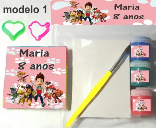 Kit Massinha e Pintura-patrulha Canina