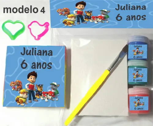 Kit Massinha e Pintura-patrulha Canina