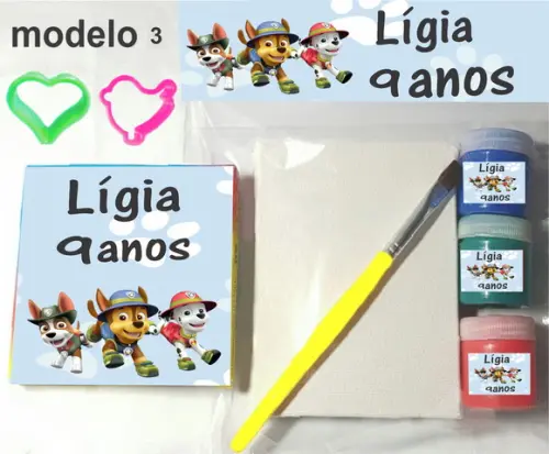 Kit Massinha e Pintura-patrulha Canina