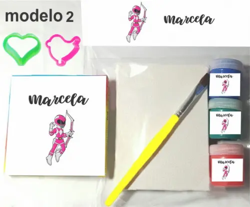 Kit Massinha e Pintura-pawer Ranger