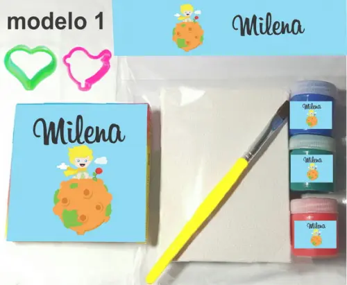 Kit Massinha e Pintura-pequeno Príncipe
