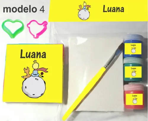Kit Massinha e Pintura-pequeno Príncipe