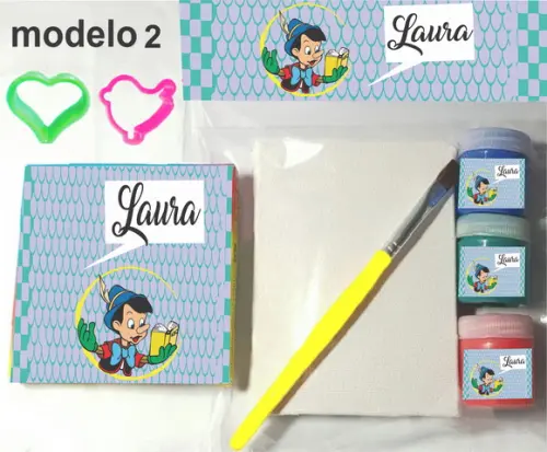 Kit Massinha e Pintura-pinoquio