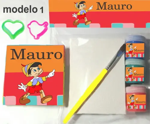 Kit Massinha e Pintura-pinoquio