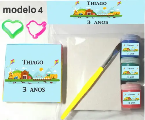 Kit Massinha e Pintura-pipa e Catavento