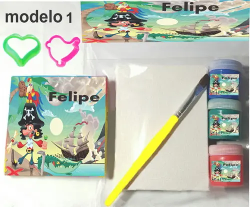 Kit Massinha e Pintura-pirata