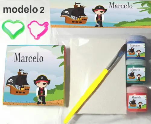 Kit Massinha e Pintura-pirata