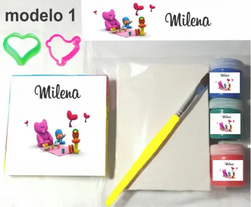 Kit Massinha e Pintura-pocoyo