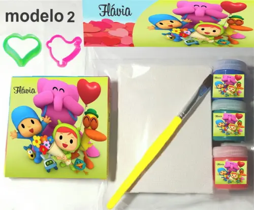 Kit Massinha e Pintura-pocoyo