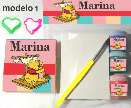 Kit Massinha e Pintura-pooh