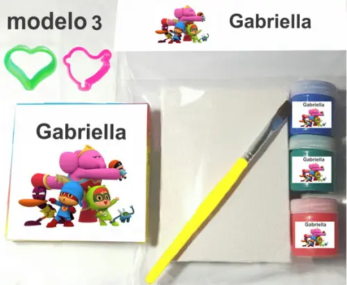 Kit Massinha e Pintura-pocoyo