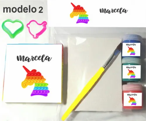 Kit Massinha e Pintura-pop Fidget