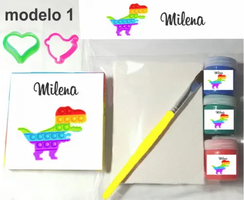 Kit Massinha e Pintura-pop Fidget