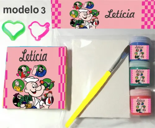 Kit Massinha e Pintura-popai