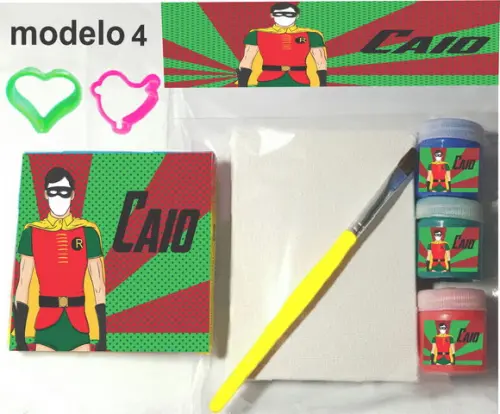 Kit Massinha e Pintura-robin