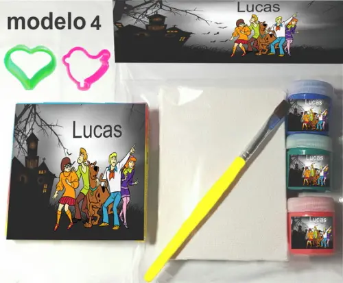 Kit Massinha e Pintura-scooby Doo