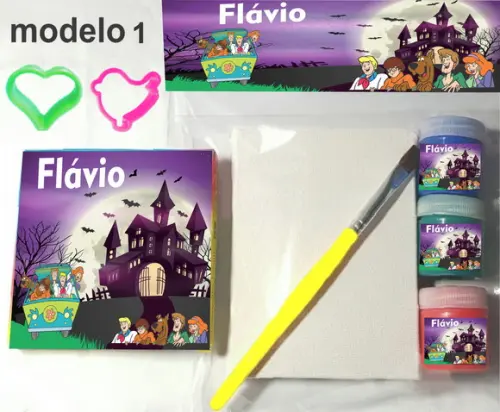 Kit Massinha e Pintura-scooby Doo