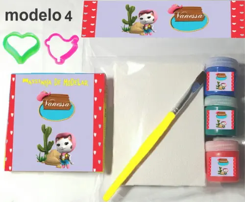 Kit Massinha e Pintura-sheriff Calie do Oeste