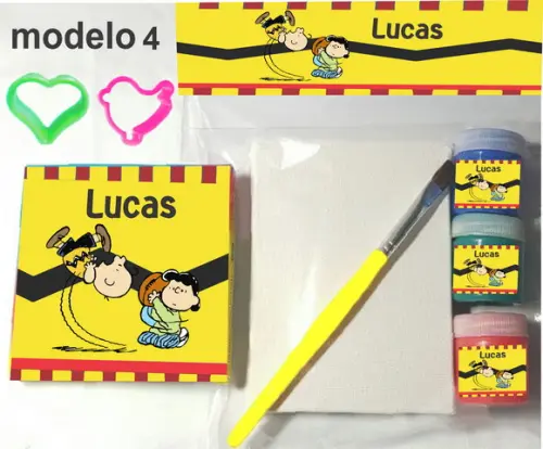 Kit Massinha e Pintura-snoopy