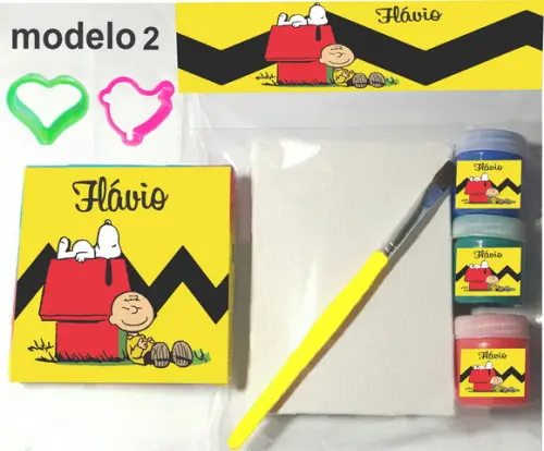 Kit Massinha e Pintura-snoopy