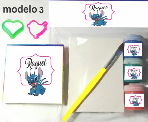 Kit Massinha e Pintura-stitch e Lilo