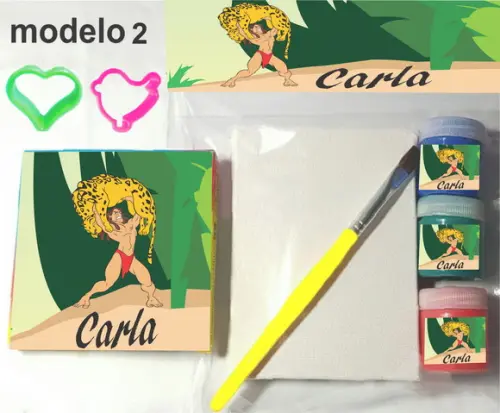 Kit Massinha e Pintura-tarzan