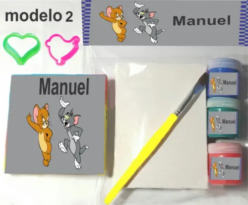 Kit Massinha e Pintura-tom e Jerry
