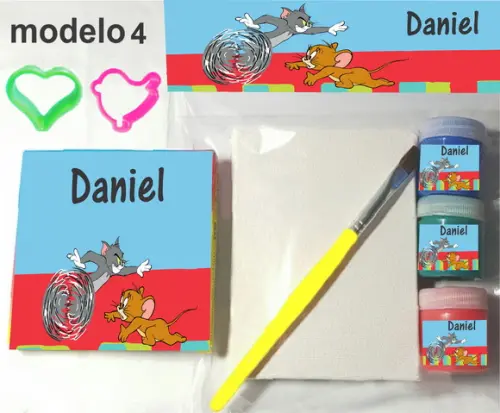 Kit Massinha e Pintura-tom e Jerry