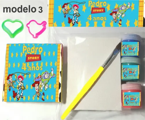 Kit Massinha e Pintura-toy Story