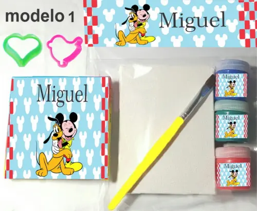 Kit Massinha e Pintura-turma do Mickey
