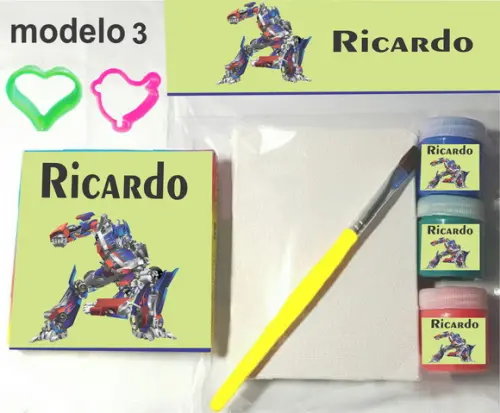 Kit Massinha e Pintura-transformers