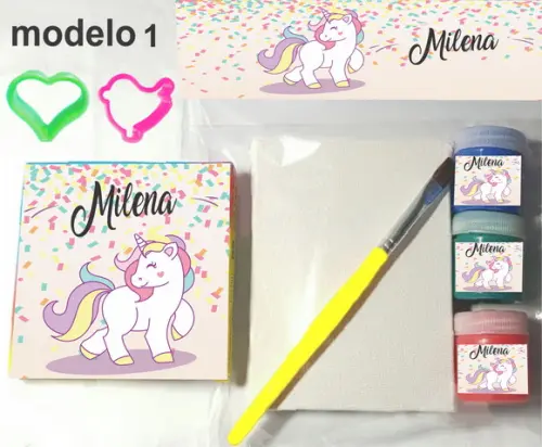 Kit Massinha e Pintura-unicórnio